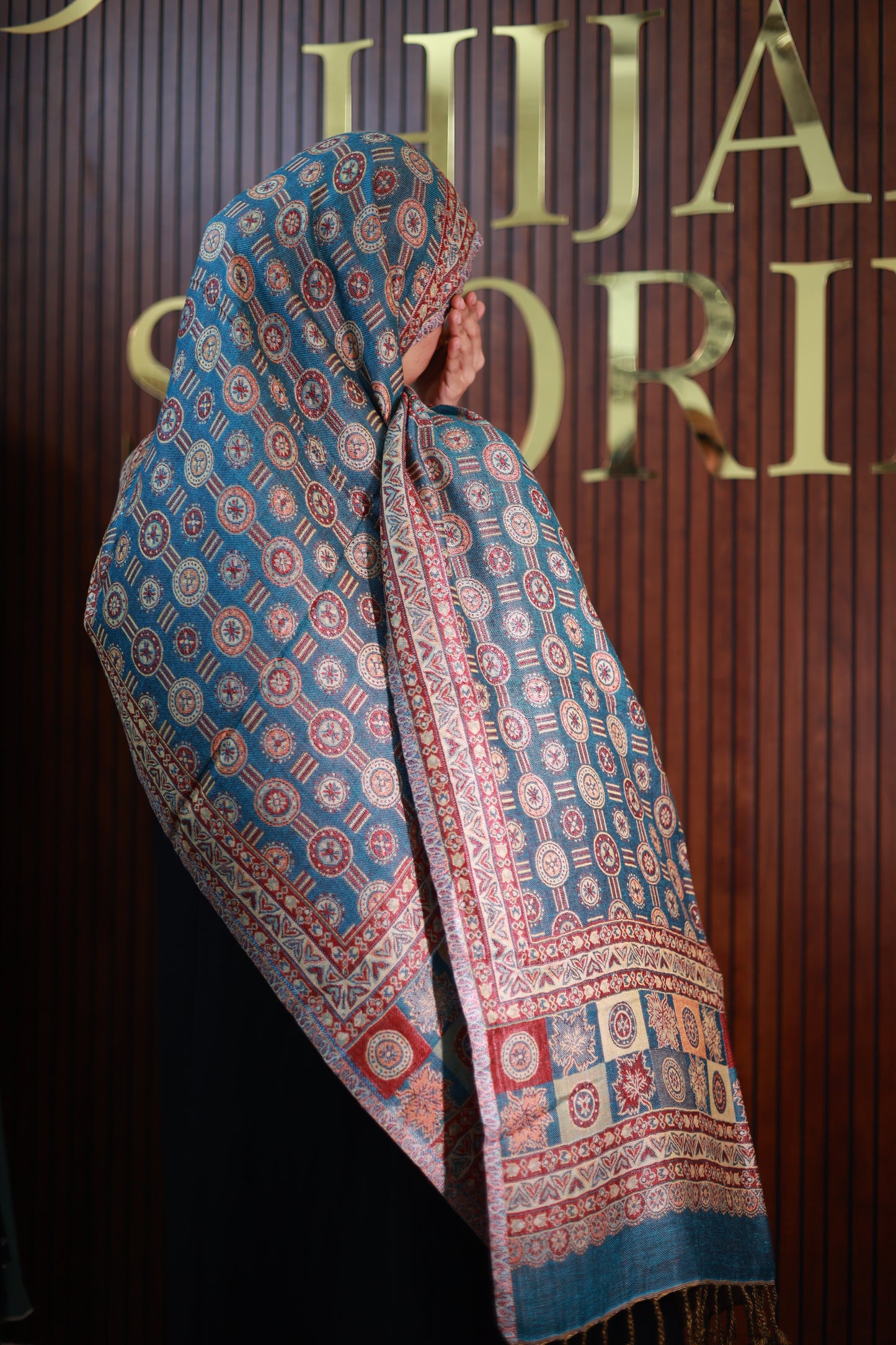 022 Premium Woven Pashmina Shawl Wrap Scarf
