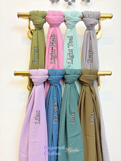 Premium Imported Chiffon Hijabs