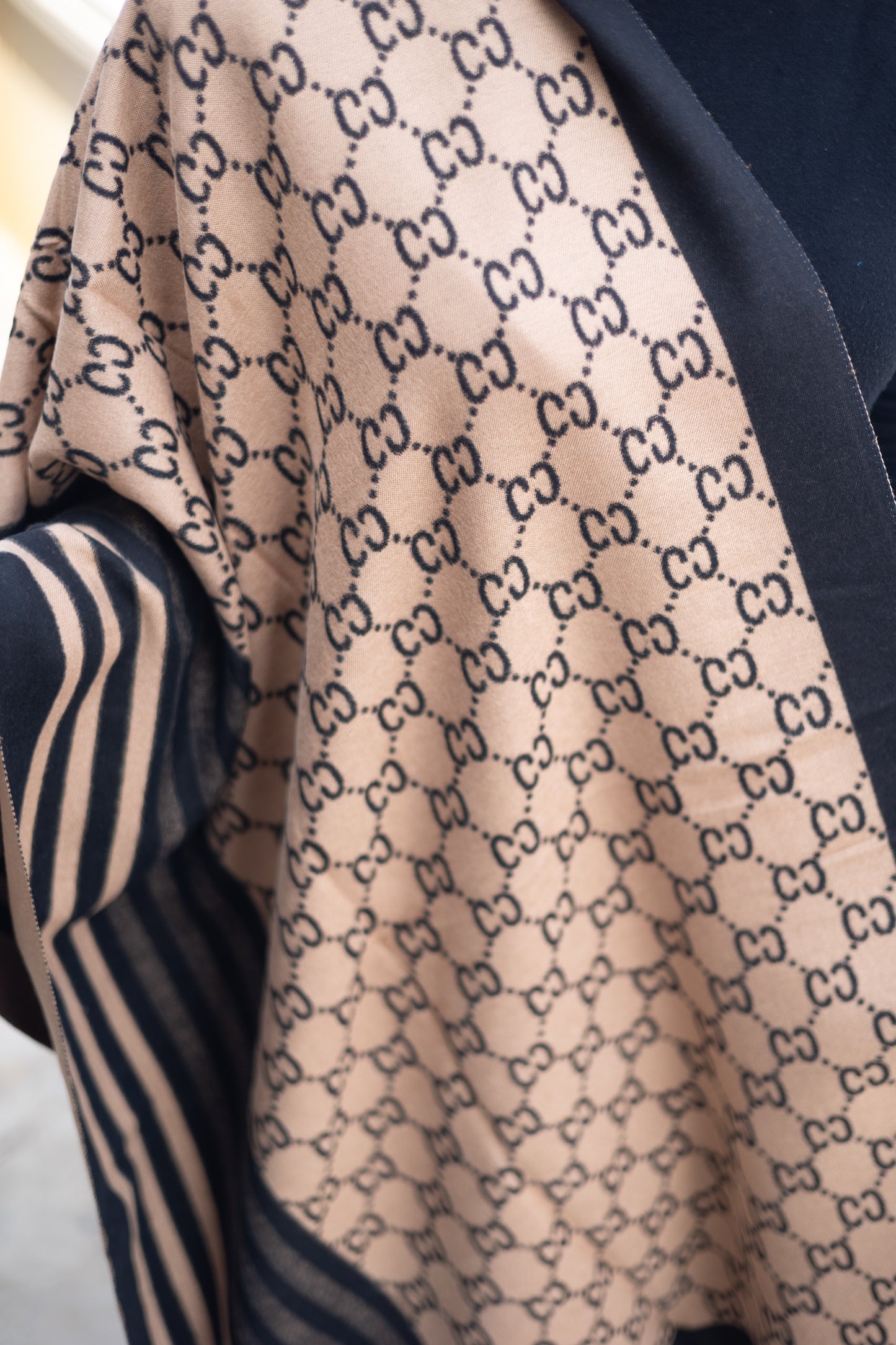CG Brown Brand Printed Winter Shawls
