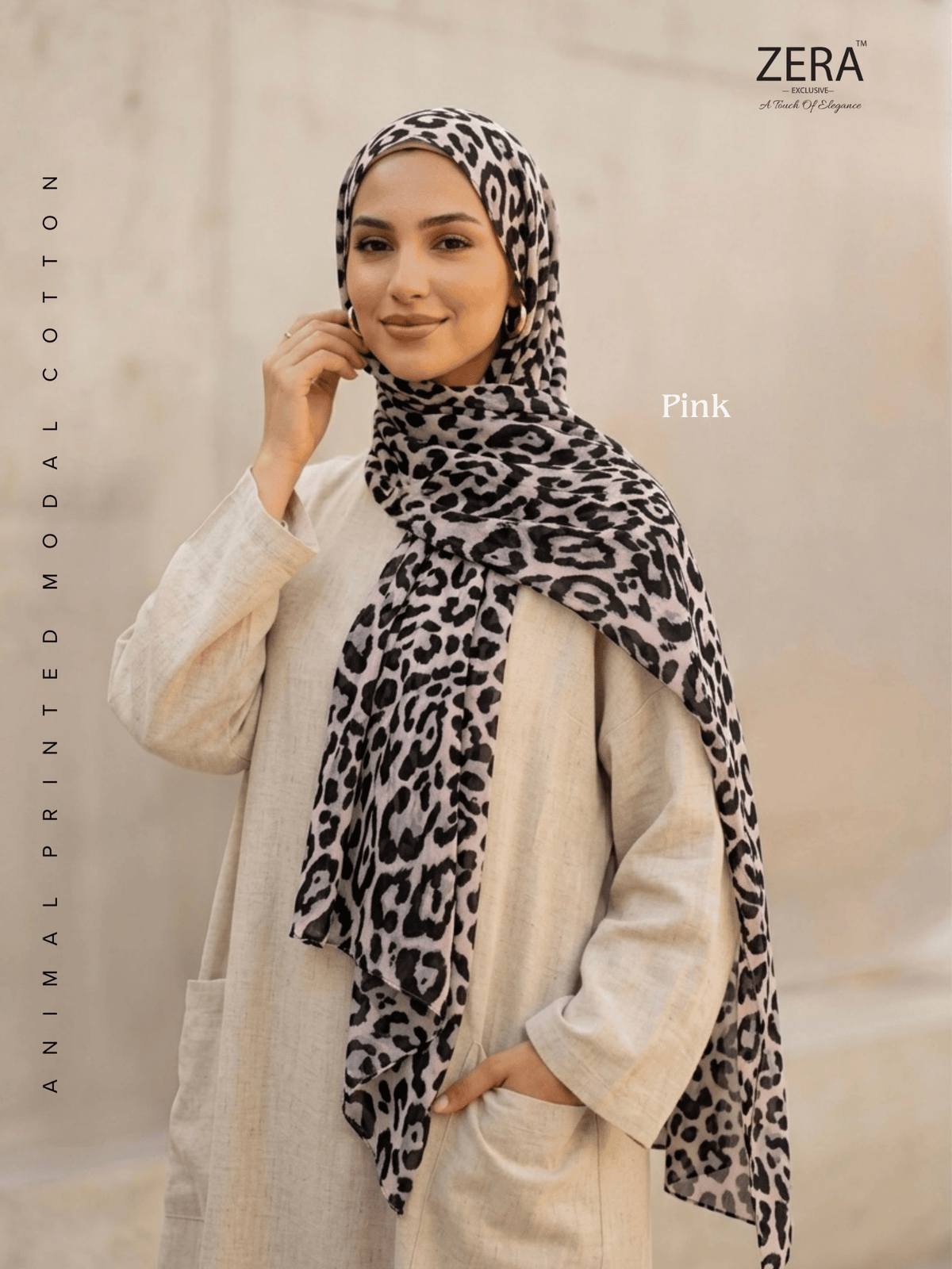 Animal Printed Modal Cotton Hijabs