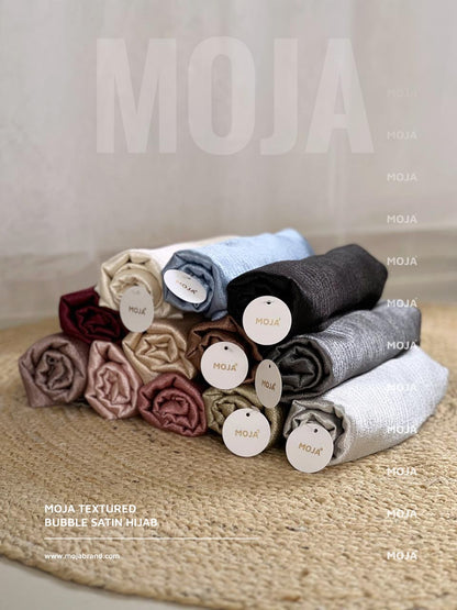 Moja Textured Bubble Satin Hijabs