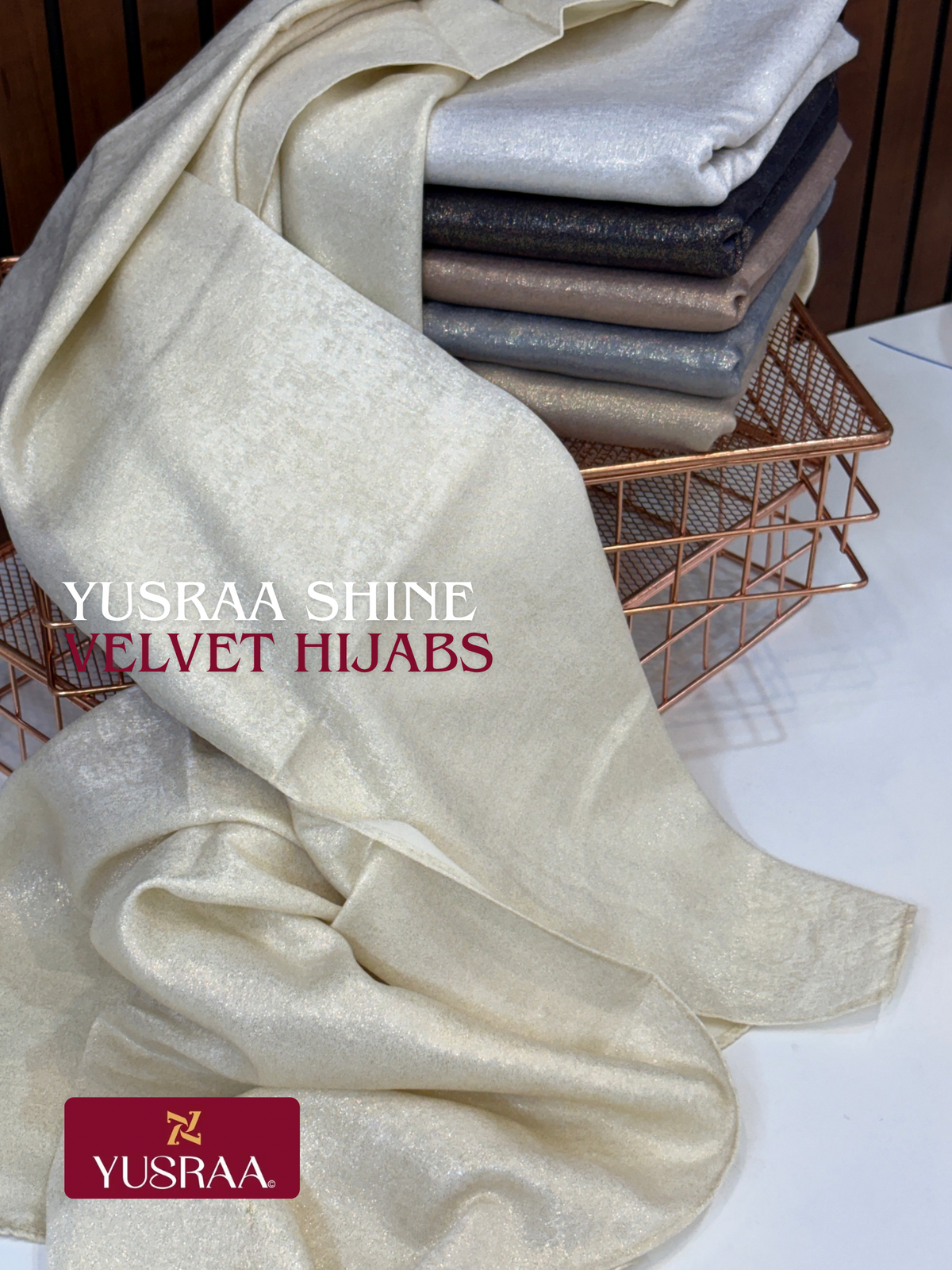 Yusraa Shine Velvet Hijabs