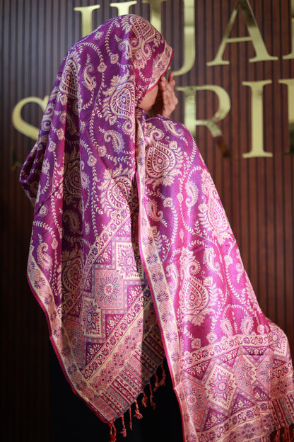 029 Premium Woven Pashmina Shawl Wrap Scarf