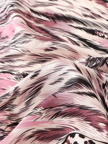 Pink Wild Square Scarf