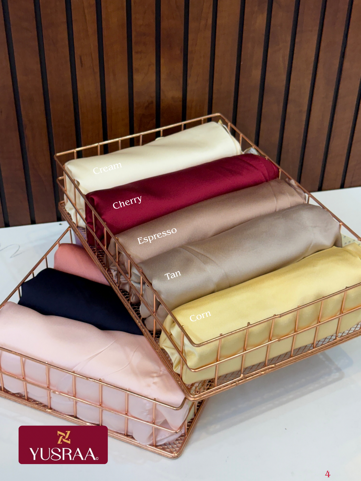 Yusraa Armani Silk Satin Hijabs