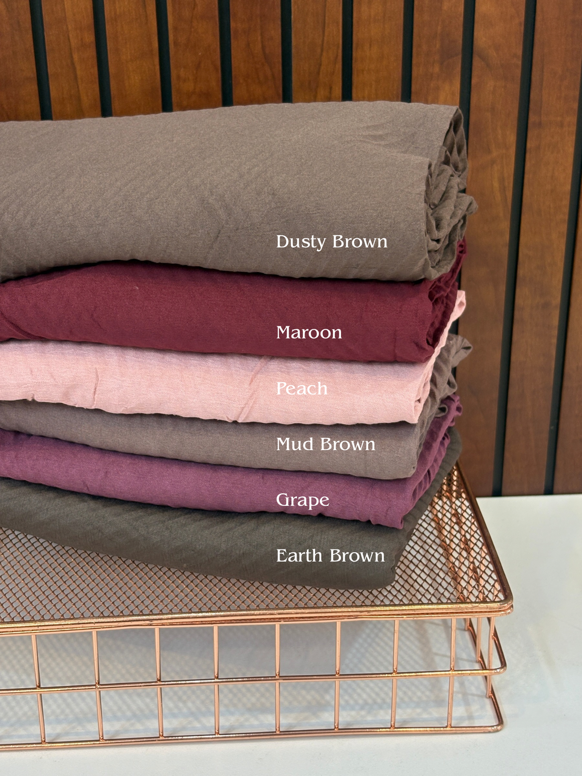 Cotton Pleated Hijabs