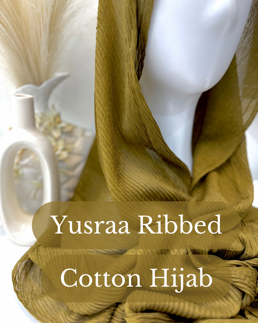 Yusraa Ribbed Cotton Hijabs