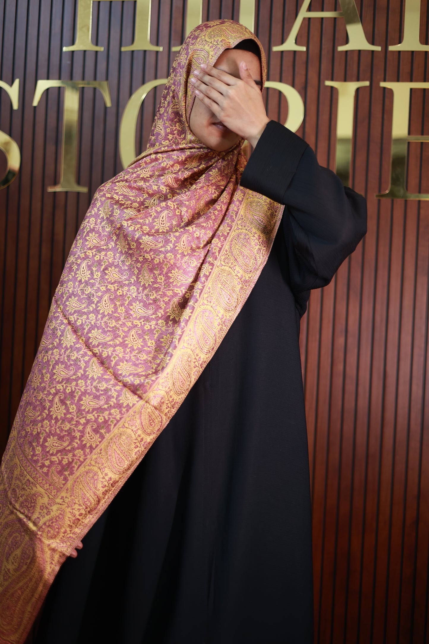 048 Premium Woven Pashmina Shawl Wrap Scarf