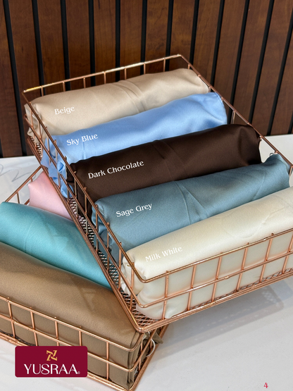 Yusraa Armani Silk Satin Hijabs