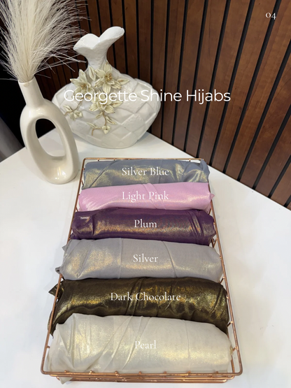 Georgette Shine Hijabs Summer Edition 26’