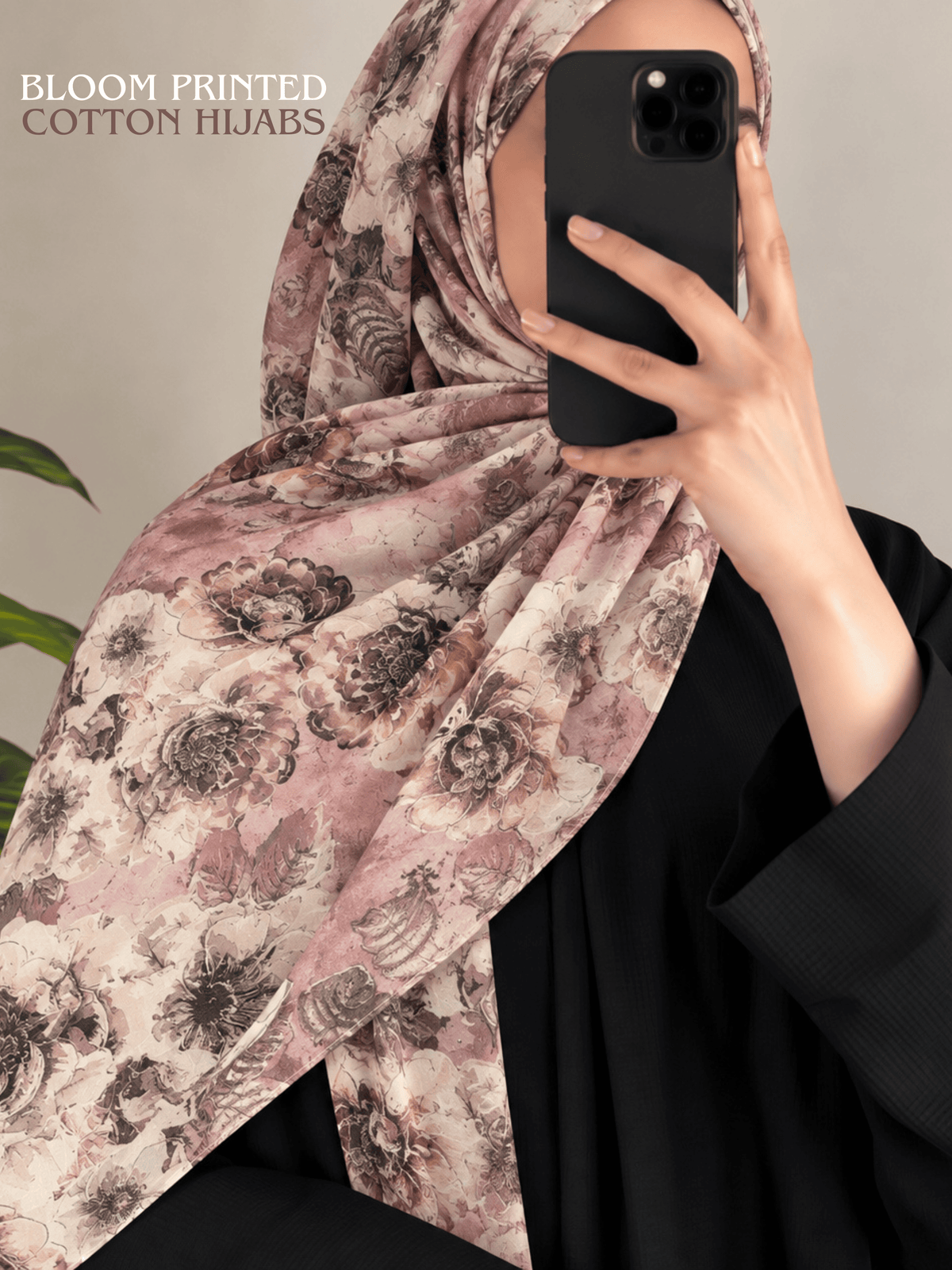 Bloom Printed Cotton Hijabs