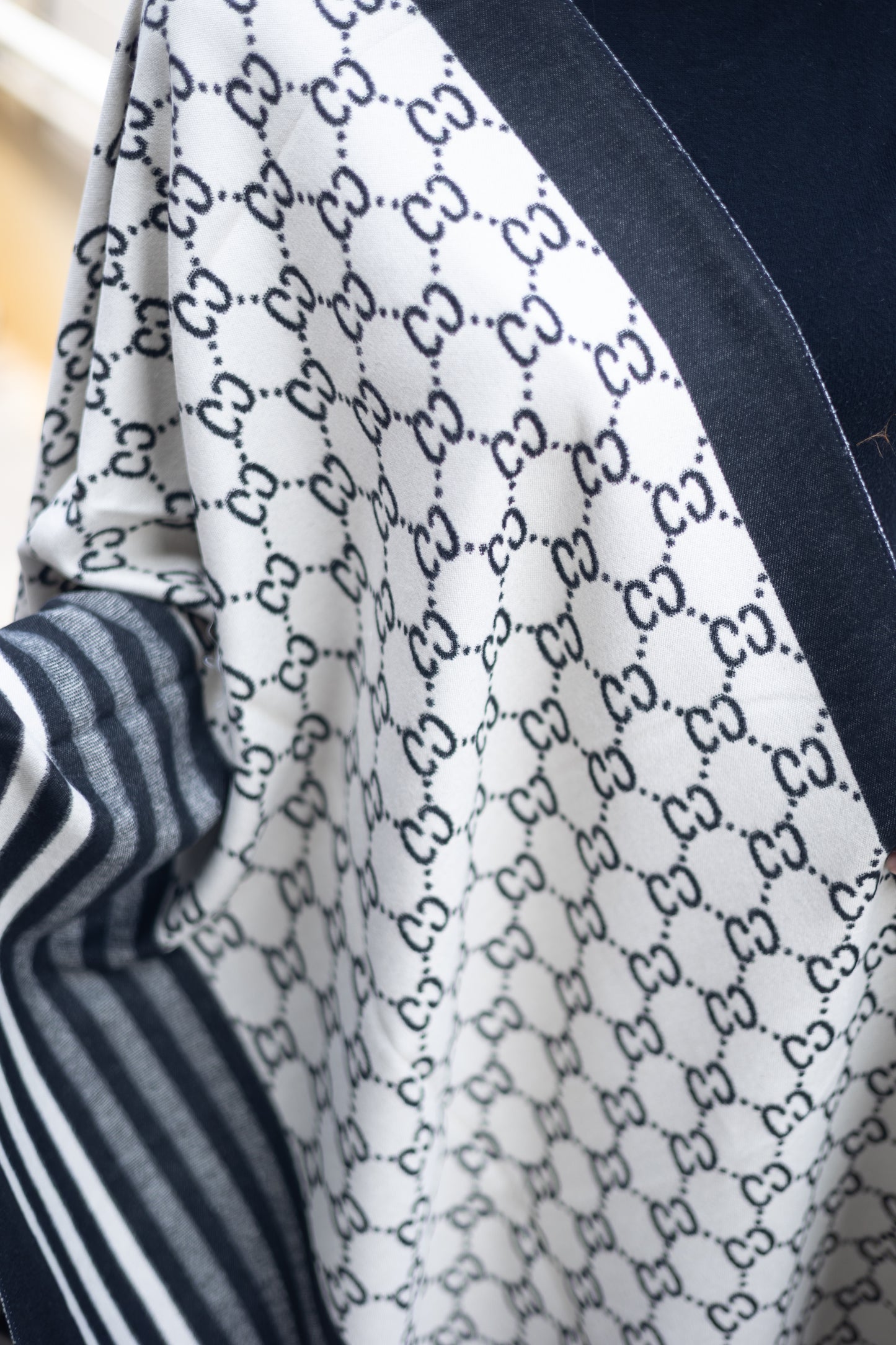 CG Black Brand Printed Winter Shawls