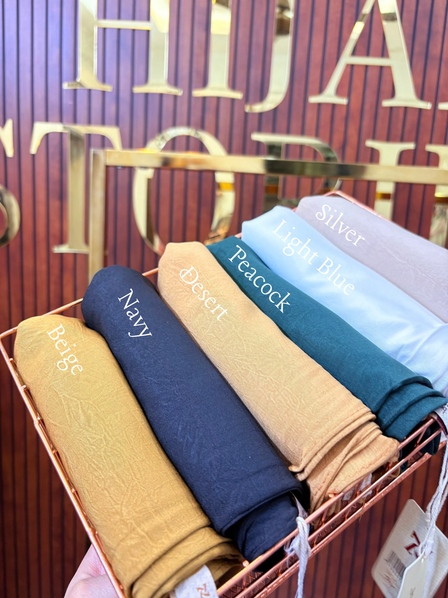 Yusraa Butter Satin Hijabs