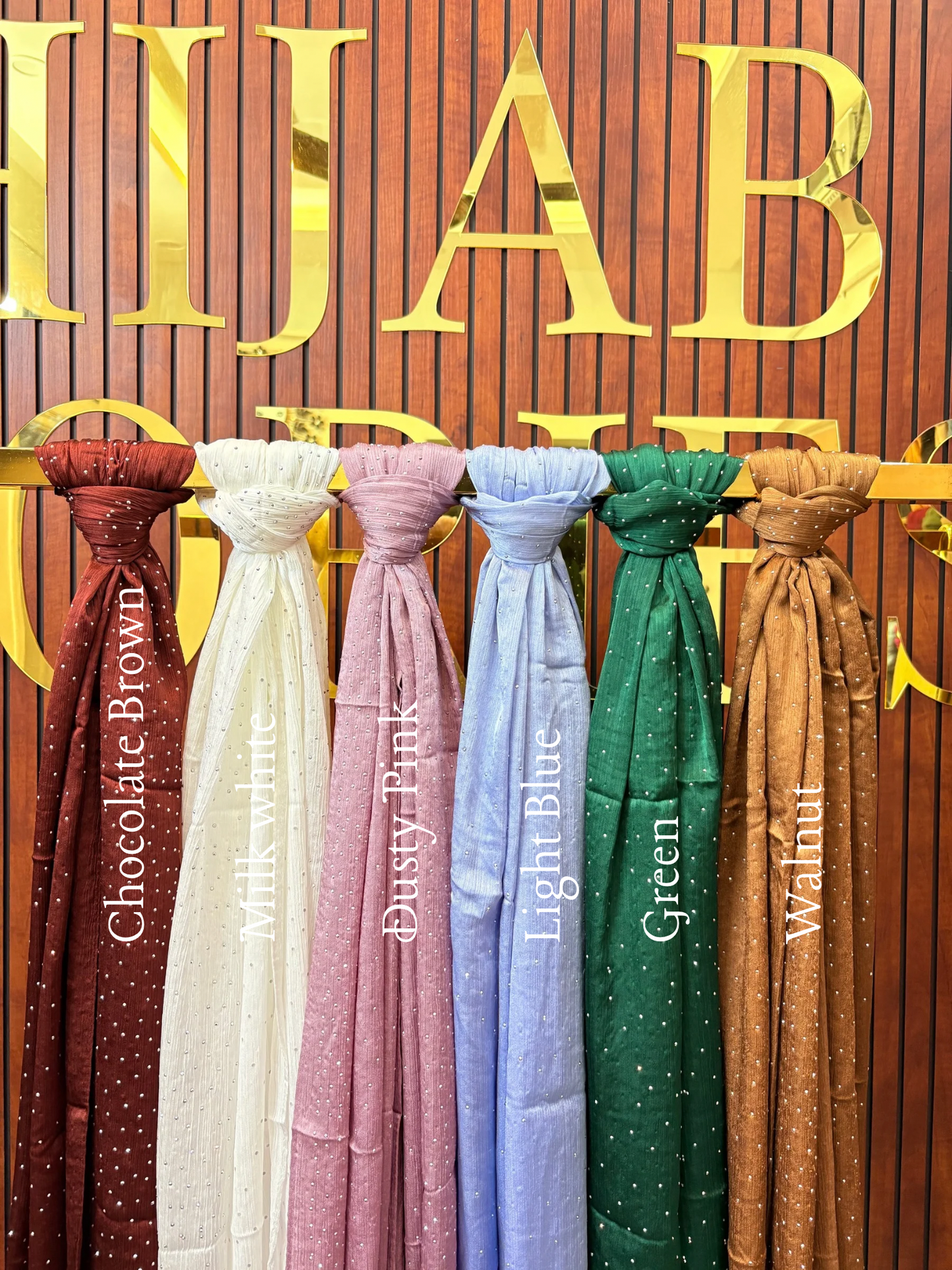 Yusraa Heavy Stone Muna Satin Hijabs Ramadan Edition ‘26