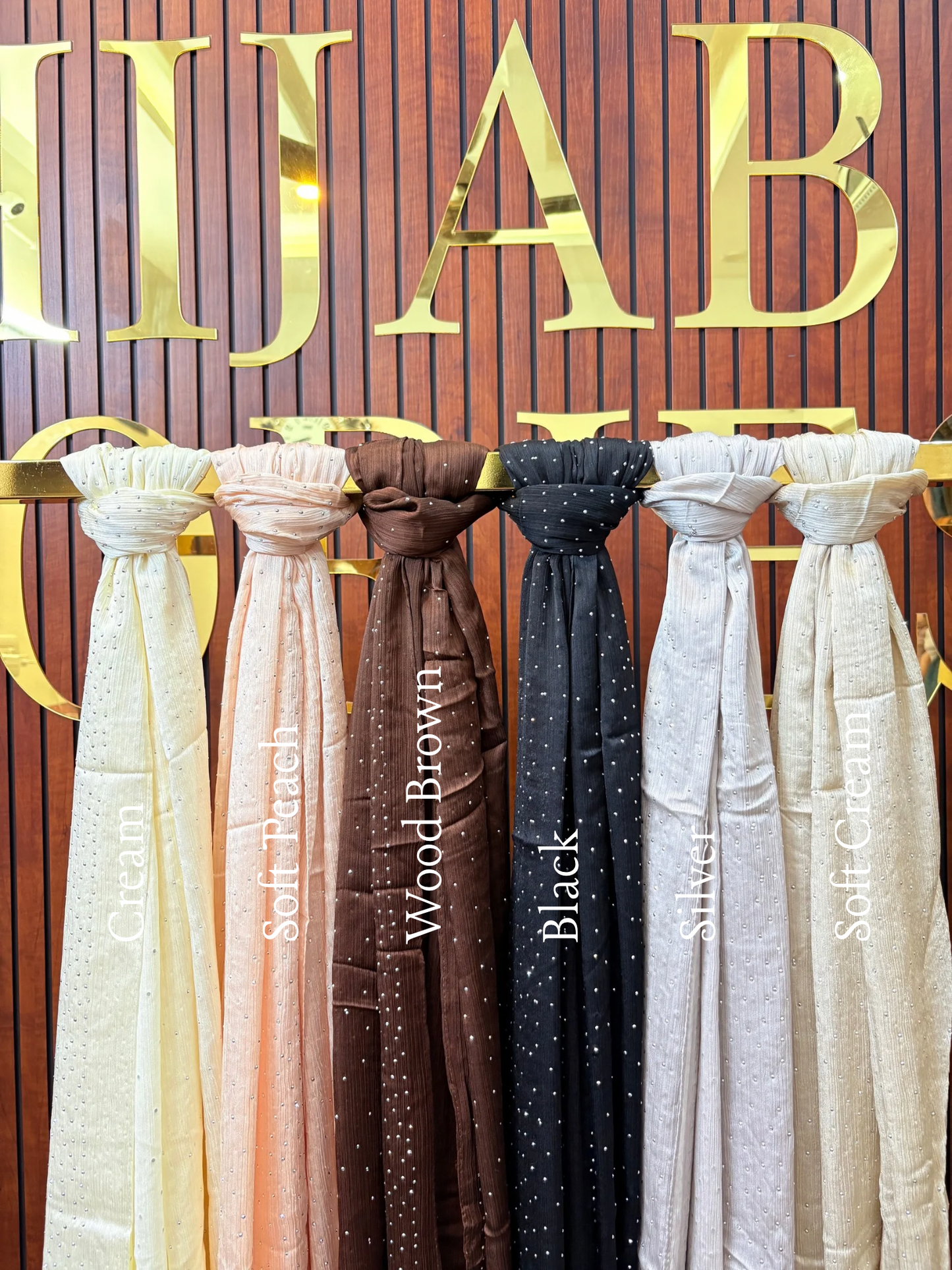 Yusraa Heavy Stone Muna Satin Hijabs Ramadan Edition ‘26