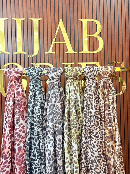R&S Premium Cheetah Print Hijabs Ramadan Edition ’26