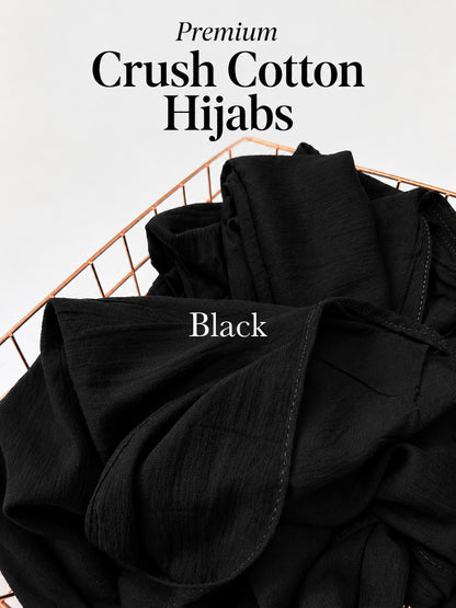 Premium Crush Cotton Hijabs Summer Edition 26’