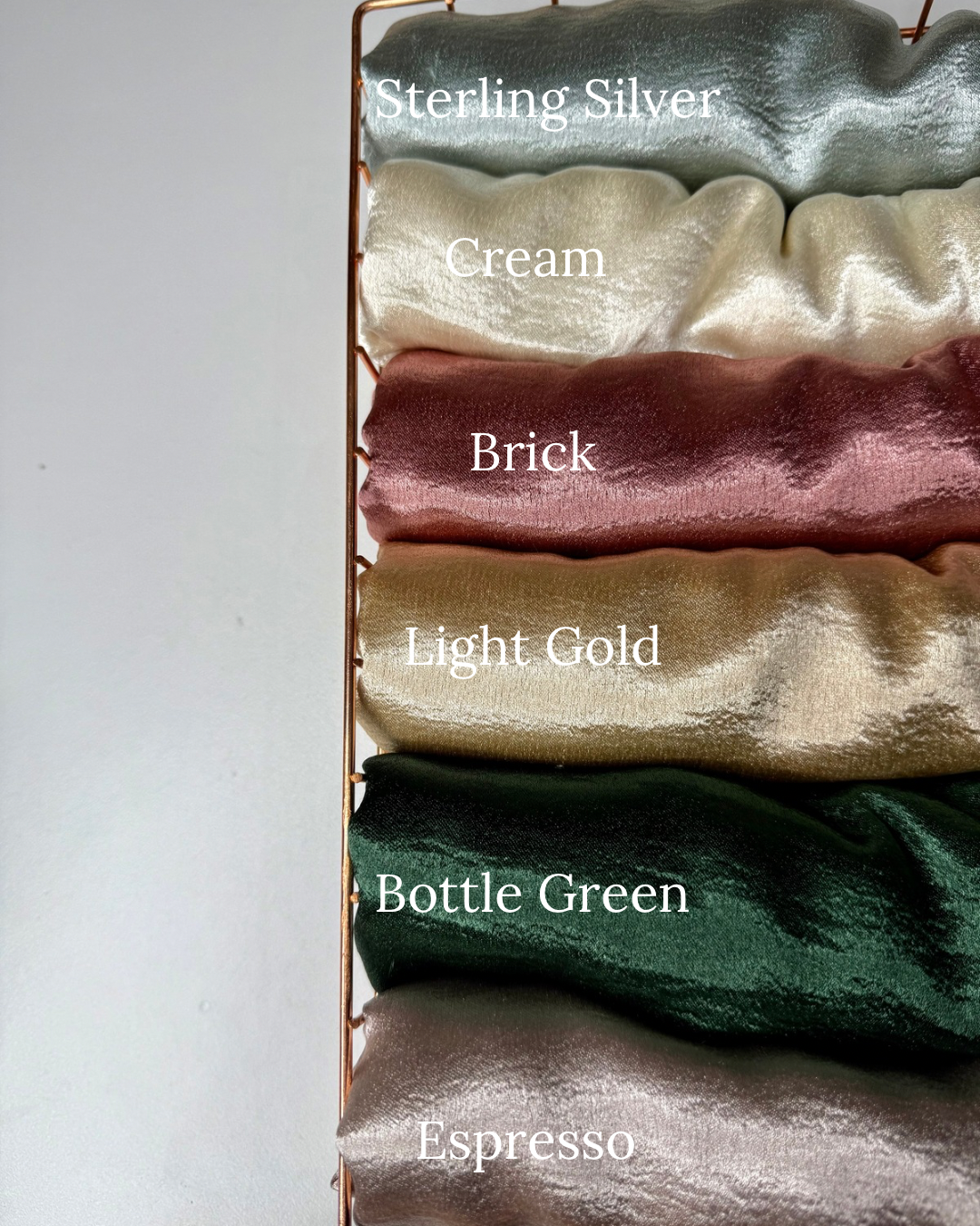 Yusraa Shine Velvet Satin Hijabs