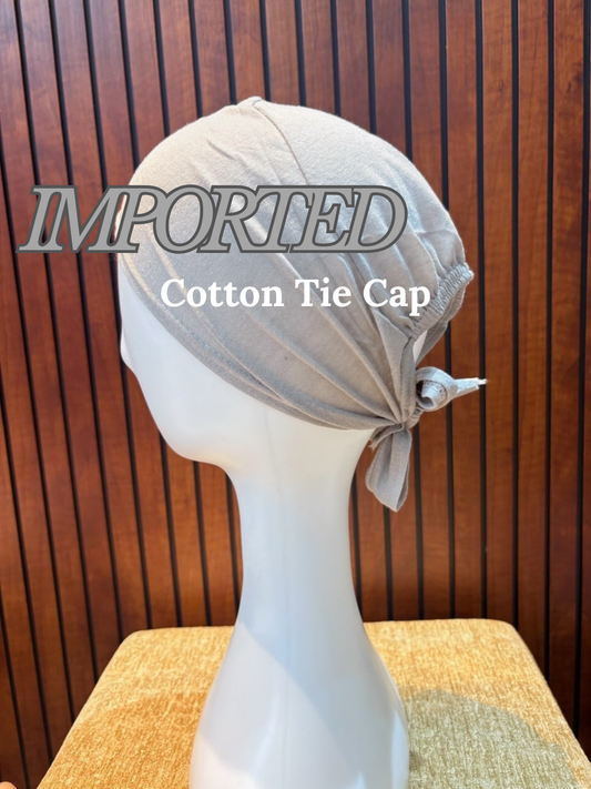 Imported Cotton Tie Caps