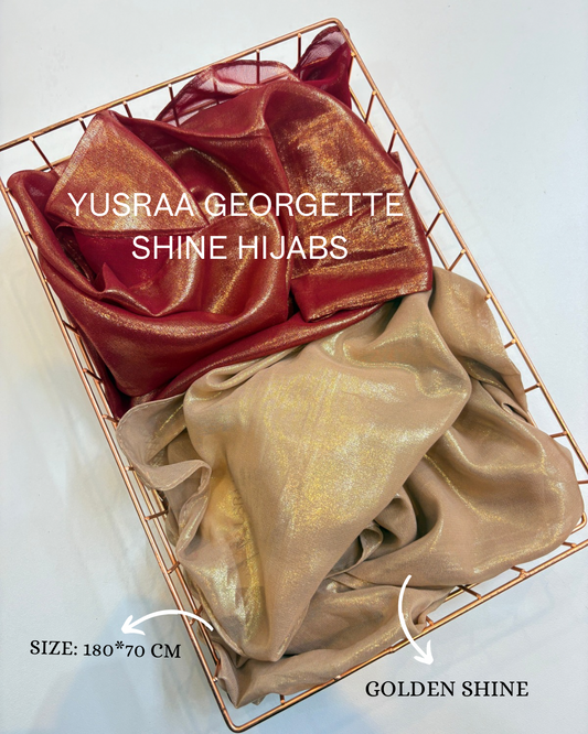 Yusraa Georgette Shine Hijabs