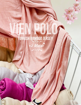 2 Meter Turkish Bamboo Jersey Hijabs