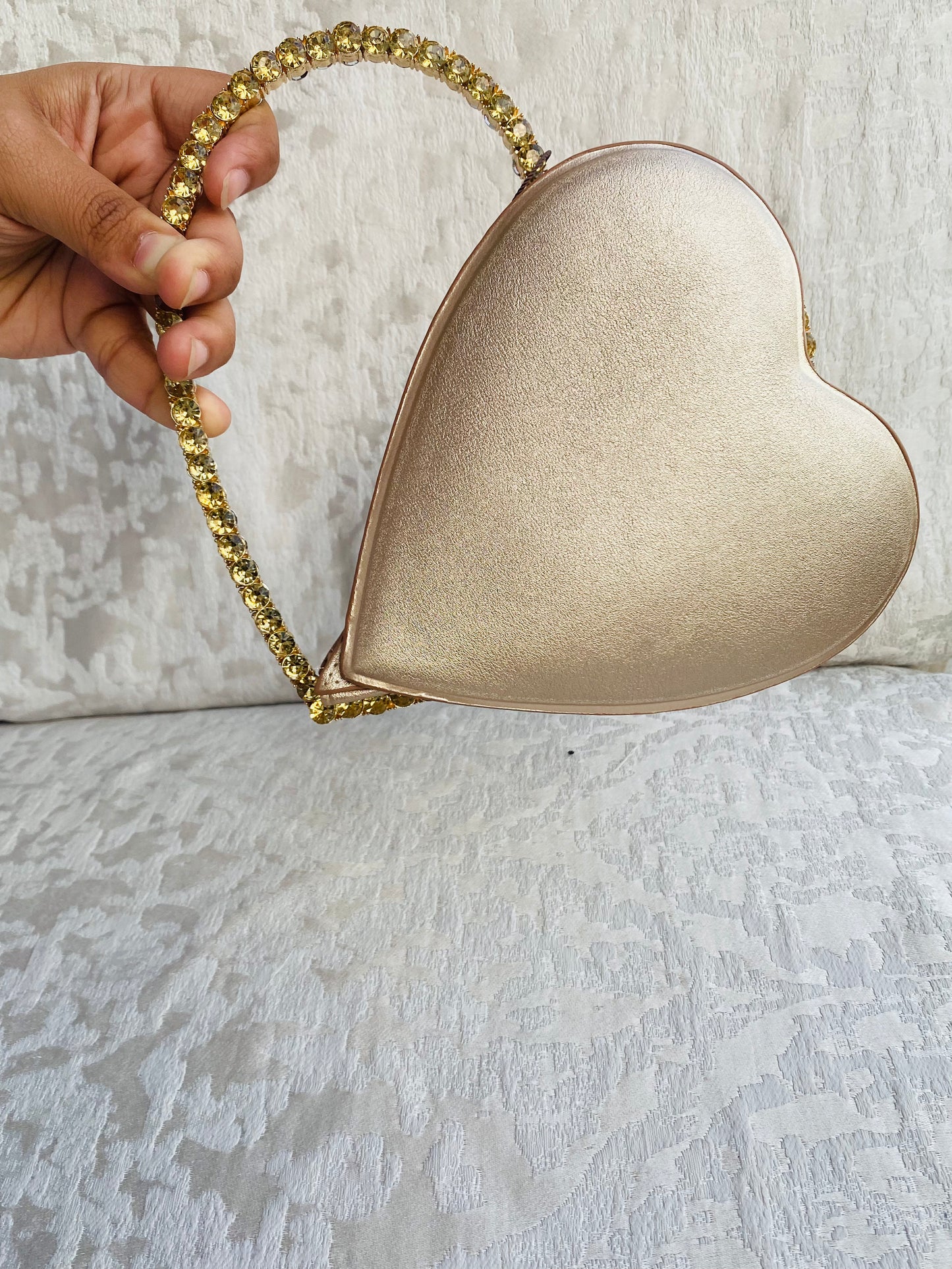 Regal Radiance Heart Bag