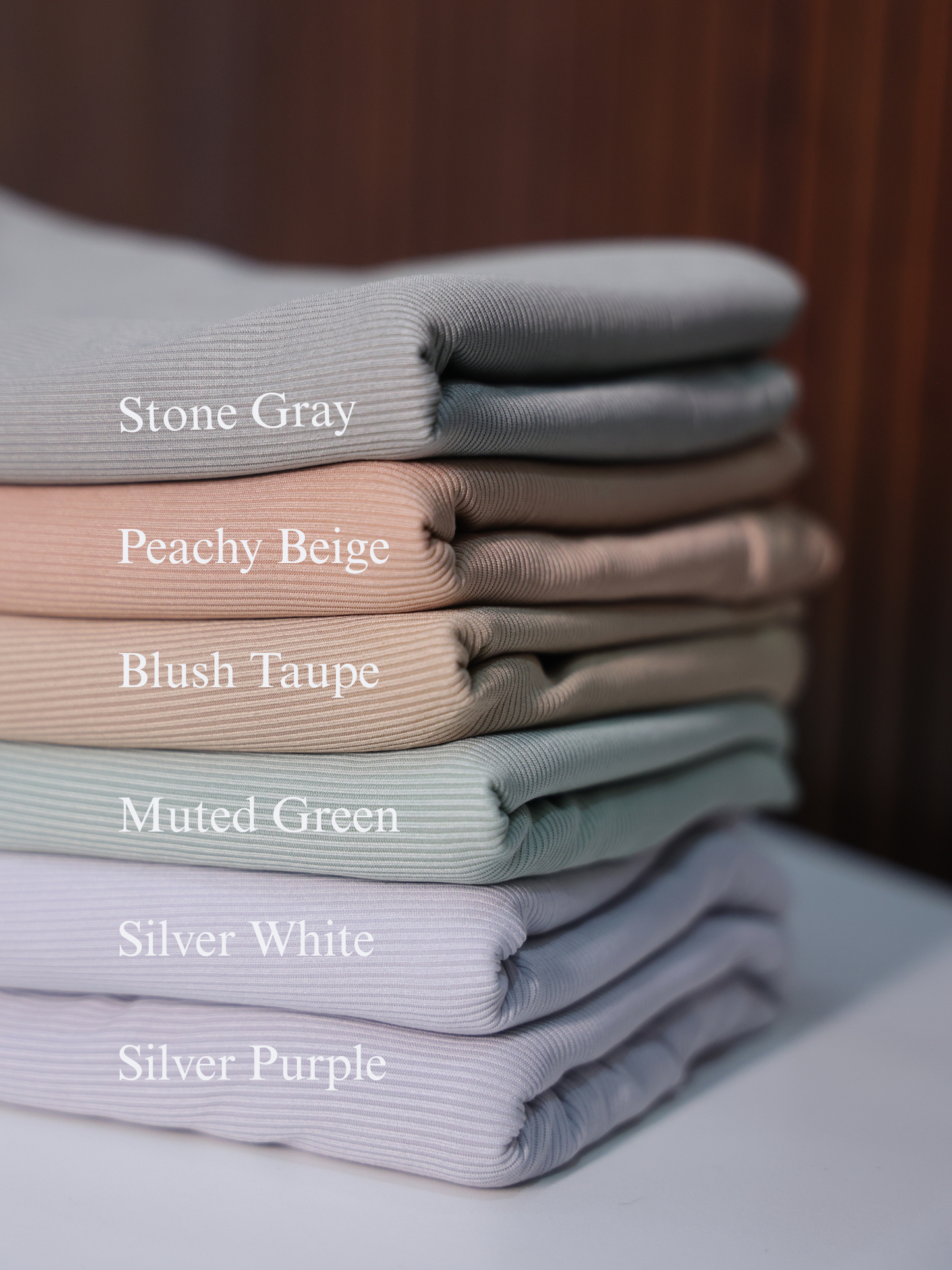 Yusraa Ribbed Jersey Hijabs Winter Edition 25'