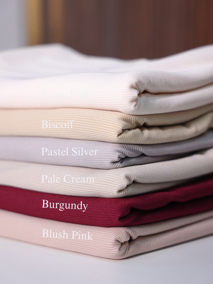 Yusraa Ribbed Jersey Hijabs Winter Edition 25'