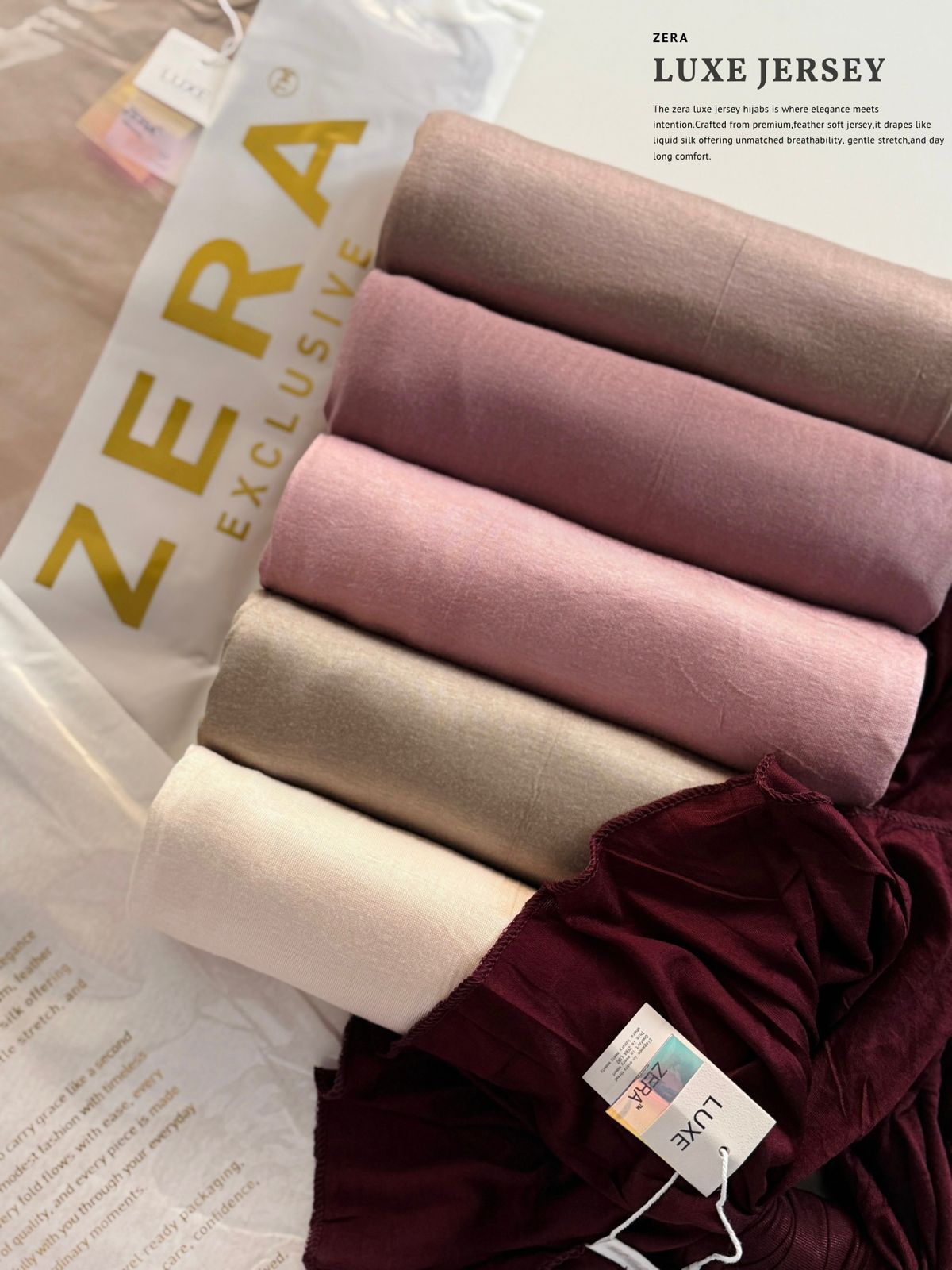 Zera Luxe Jersey Hijabs