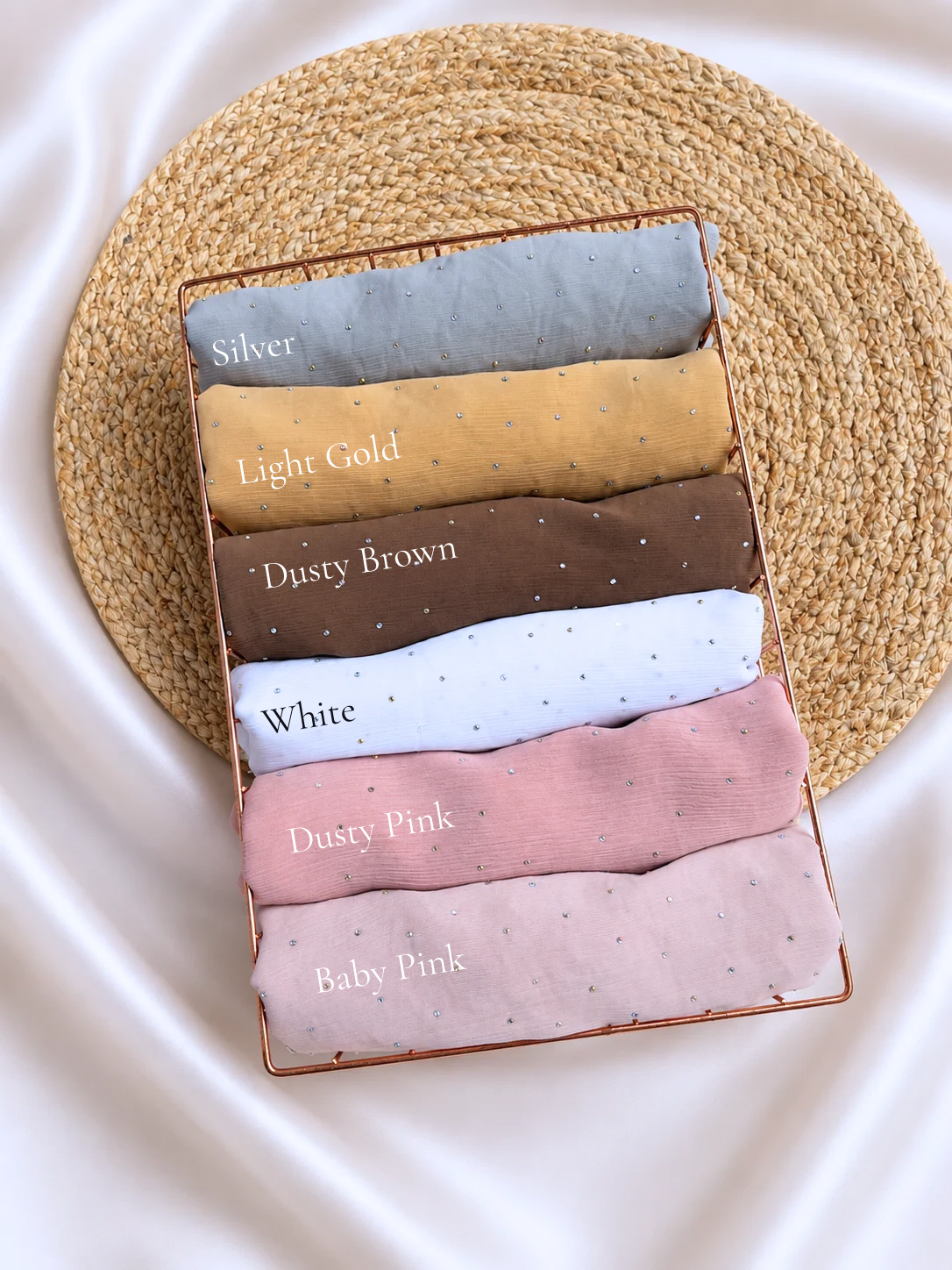 Muna Chiffon Stone Hijabs Summer Edition 26’