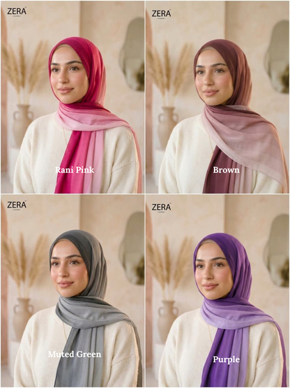 Zera Premium Stripped Ombre Chiffon Summer 26’