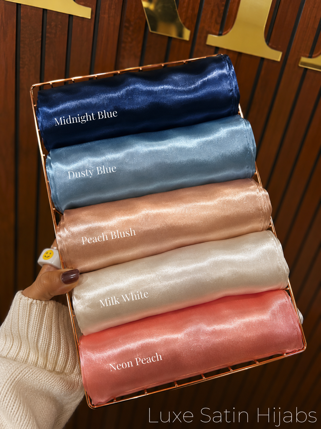 Imported Luxe Satin Hijabs Monsoon 26’