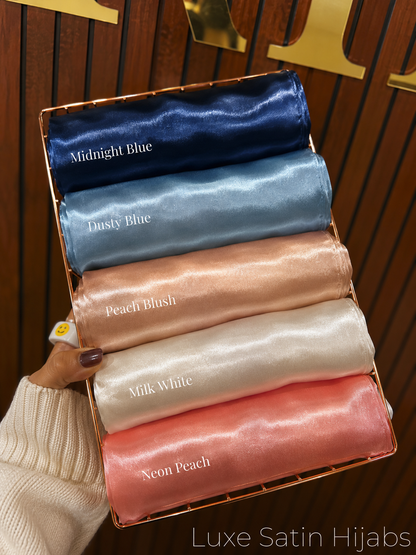 Imported Luxe Satin Hijabs Monsoon 26’