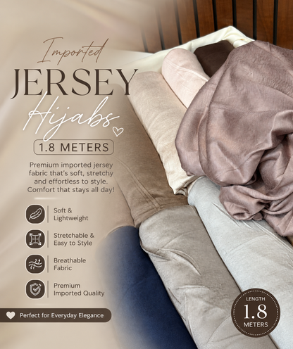 Imported Jersey Hijabs 1.8 M  Monsoon 26'