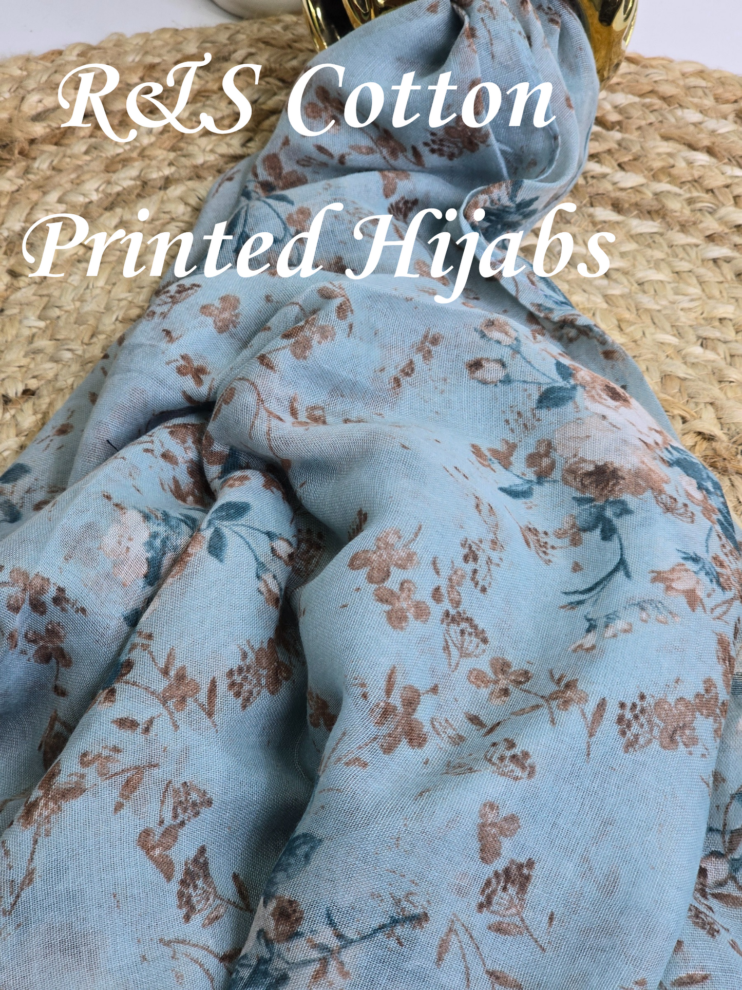 R & S New Floral Printed Hijabs