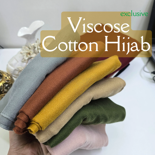 Plain Viscose Cotton Hijabs