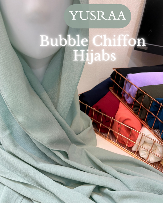 Yusraa Bubble Chiffon Hijabs