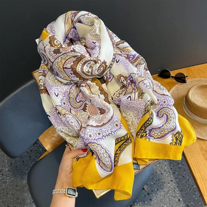 Sun Mehendi Artistic Printed Viscose Scarf