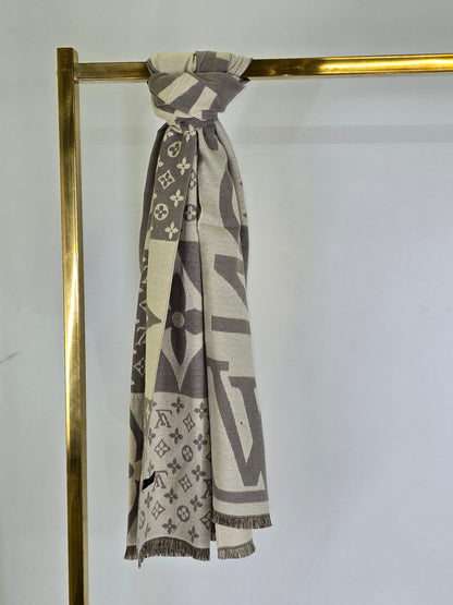 VV Silver Brand Printed Winter Shawls