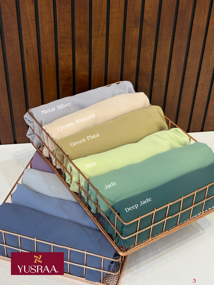 Yusraa Chiffon Hijabs Monsoon 26'