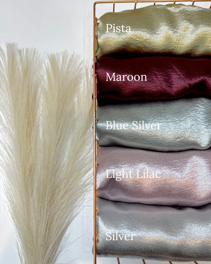 Yusraa Shine Velvet Satin Hijabs