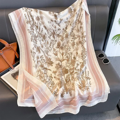 Meher Botanical Floral Viscose Scarf