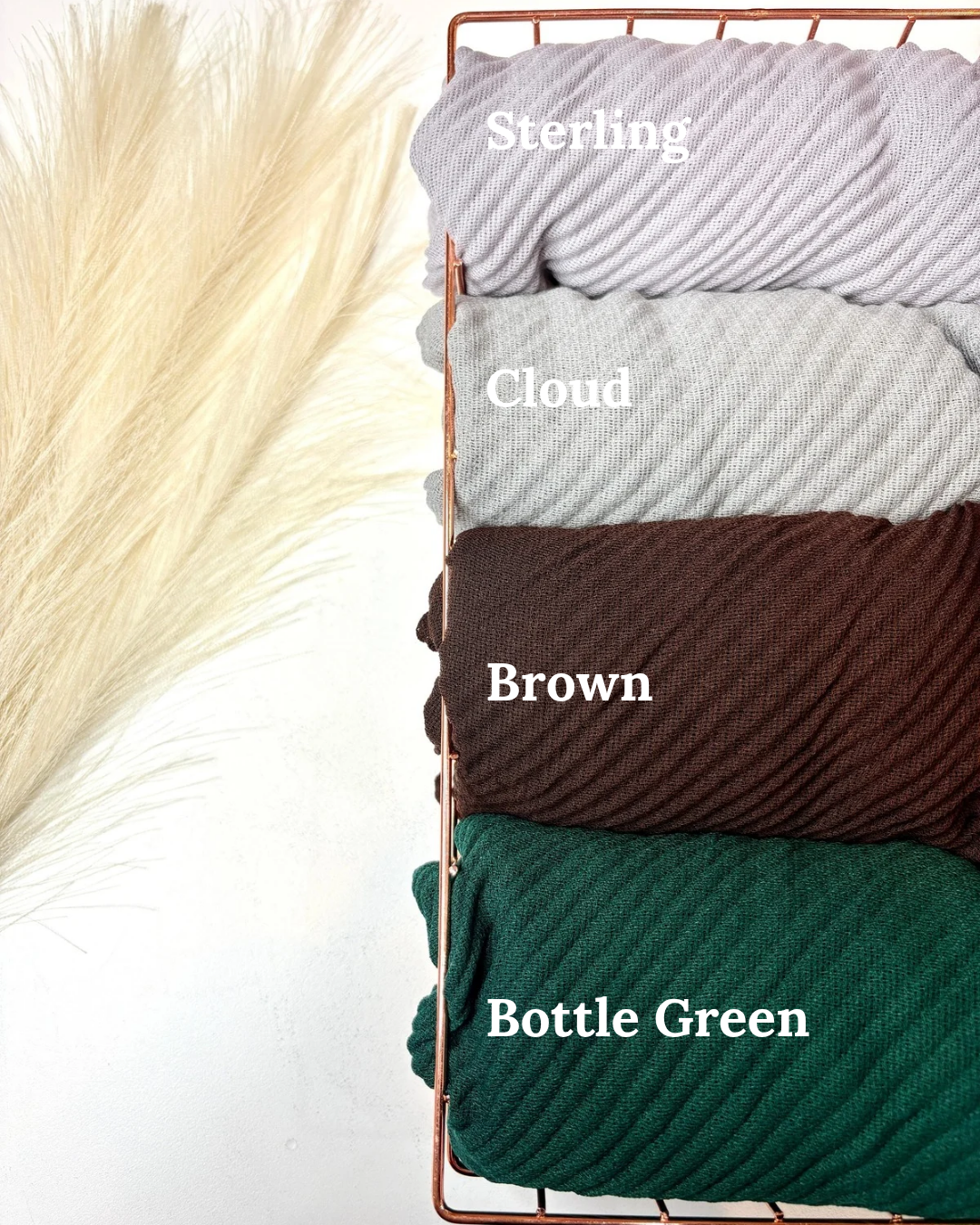 Premium Pleated Internet Cotton Hijabs
