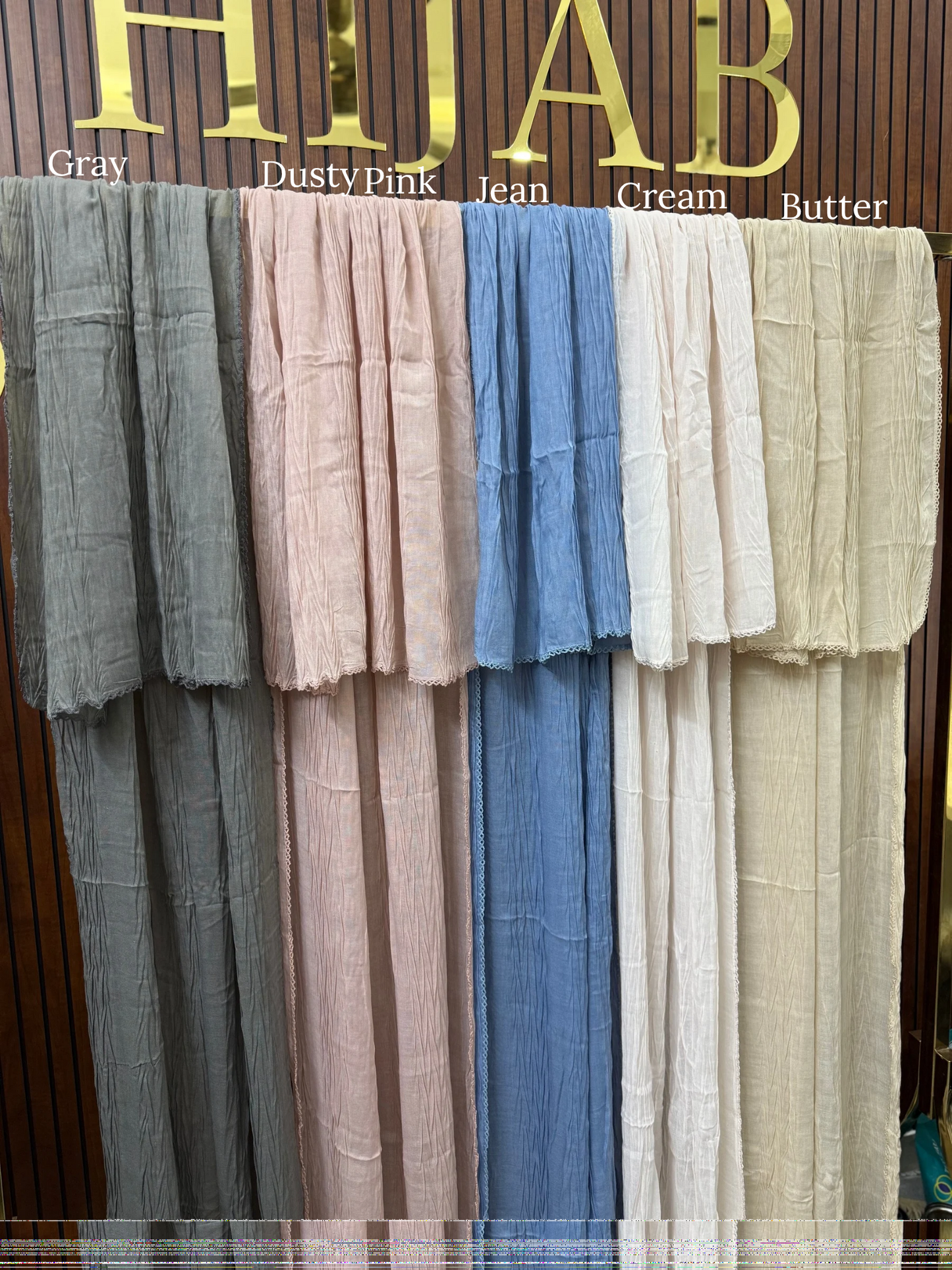 Cotton Crochet Hijabs Winter Edition 25'