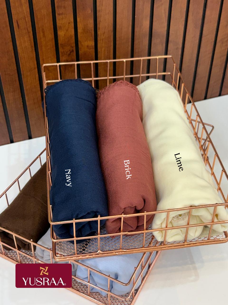 Yusraa Turkish Cotton Crochet Hijabs