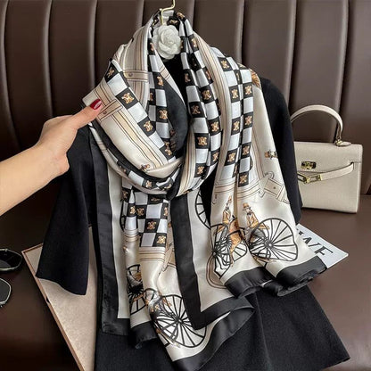 Regal Royale Printed Silk Scarf Summer Edition 26'
