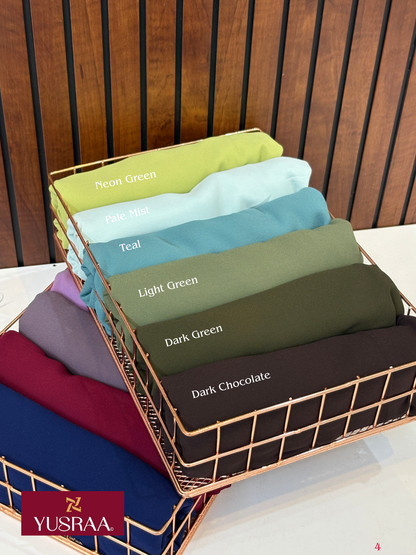 Yusraa Chiffon Hijabs Monsoon 26'