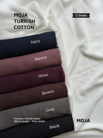 MOJA Turkish Cotton Hijabs