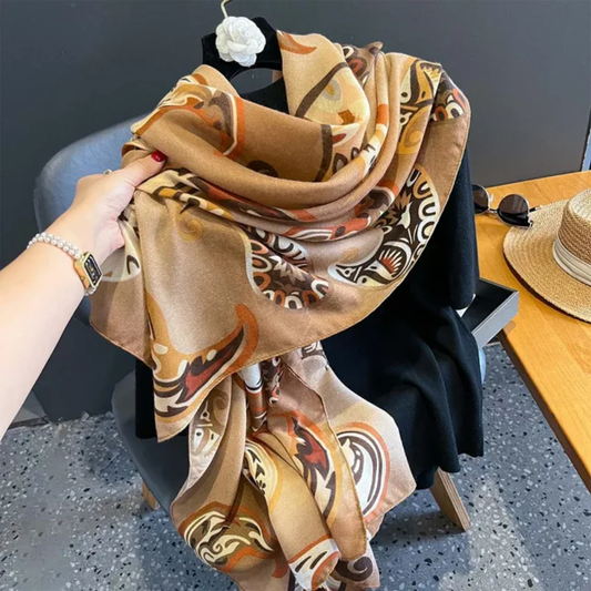 Hina Printed Viscose Scarf