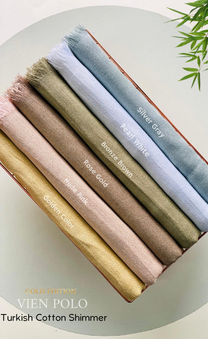 Vien Polo Turkish Cotton Shimmer Hijabs